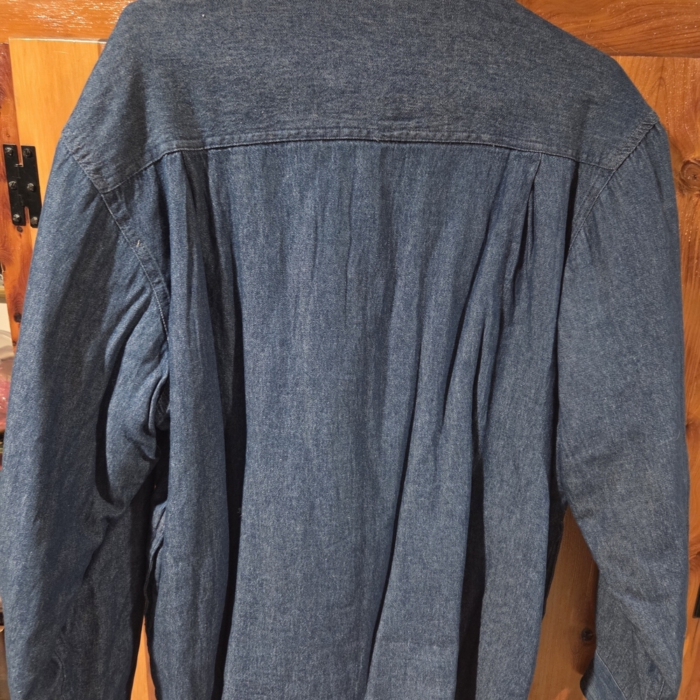 Wrangler Men's Dark Blue Shirt Jacket - Picture 5 of 5
